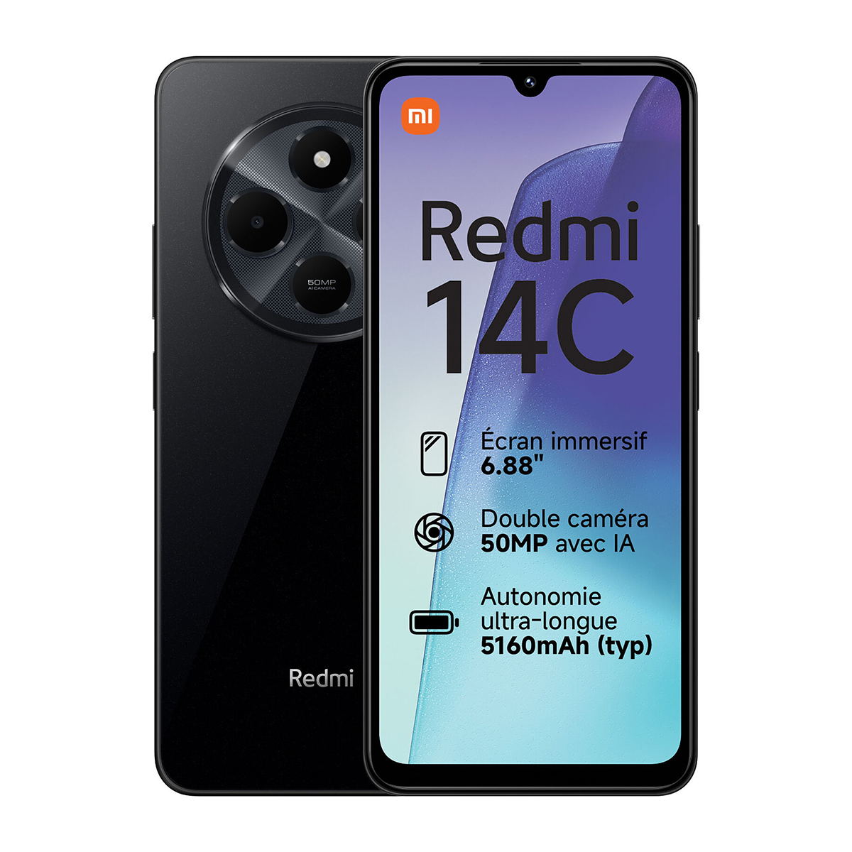 Xiaomi Redmi 14C Dual-SIM 128GB 4GB RAM (Fekete)