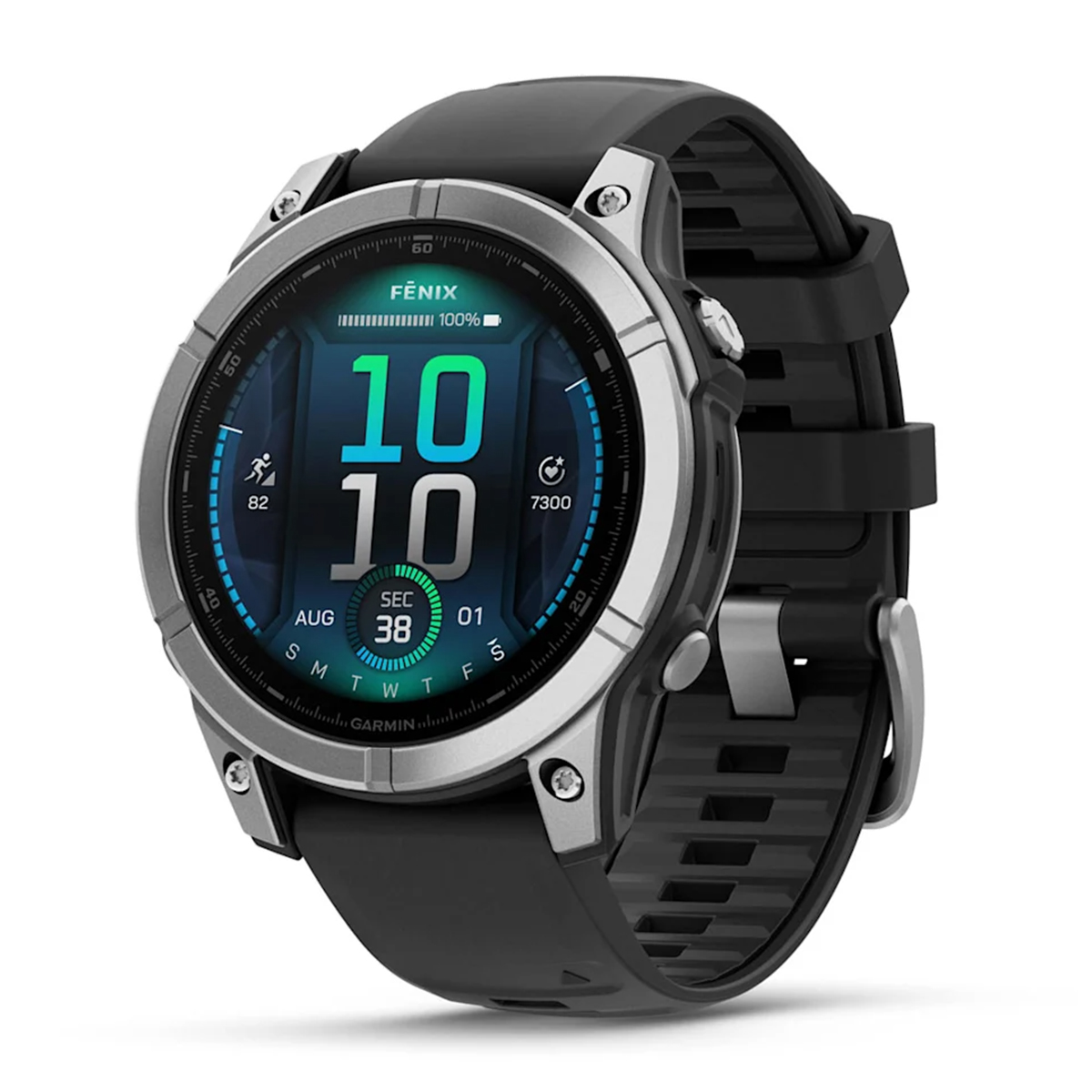 Garmin Fenix E 47m (010-03025-00) Rozsdamentes Acél (Ezüst-Fekete) Gyártói Garancia