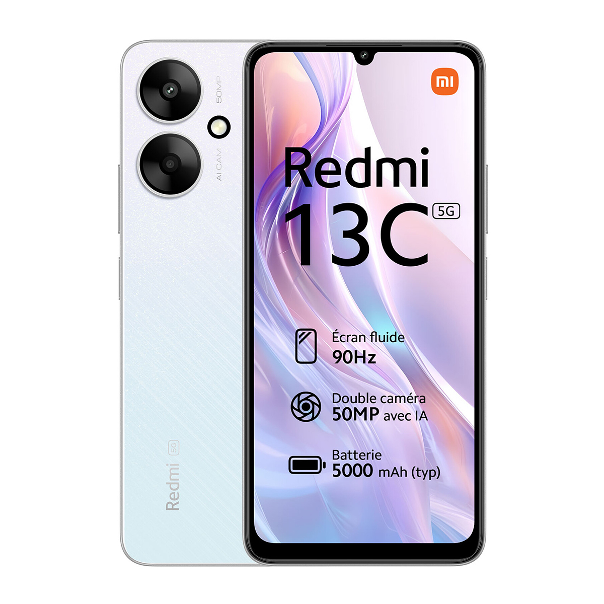 Xiaomi Redmi 13C 5G Dual-SIM 128GB 4GB RAM (Ezüst)