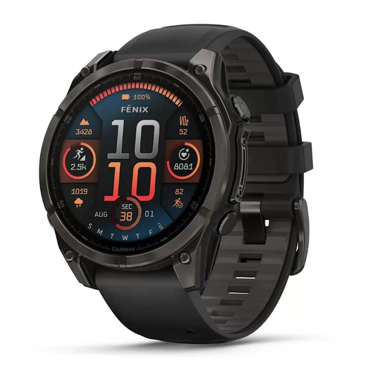 Garmin Fenix 8 51mm (010-02904-00) (Szürke-Fekete) Gyártói Garancia