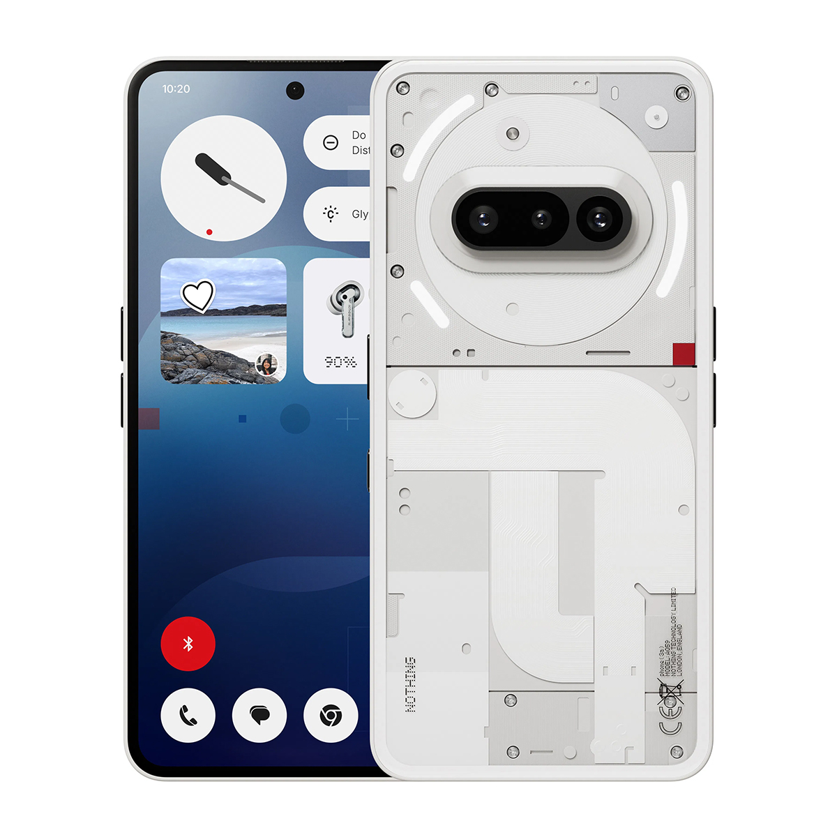 Nothing Phone (3a) 5G Dual-SIM 128GB 8GB RAM (Fehér)