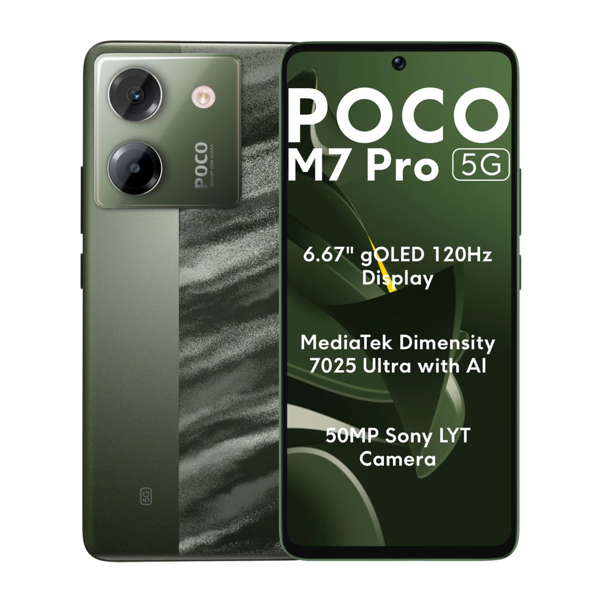 Xiaomi Poco M7 Pro Dual-SIM 256GB 12GB RAM (Zöld)