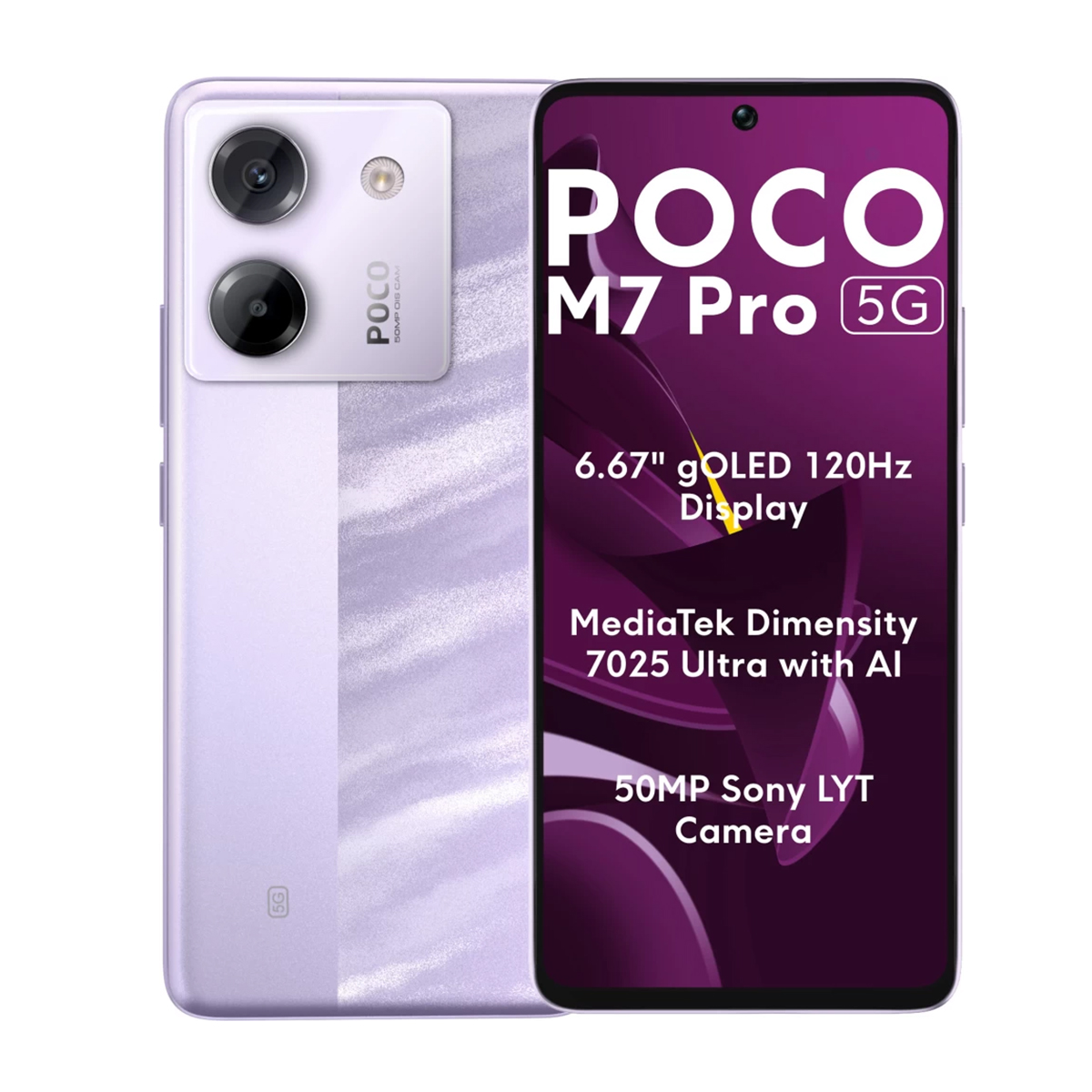 Xiaomi Poco M7 Pro Dual-SIM 256GB 8GB RAM (Lila)