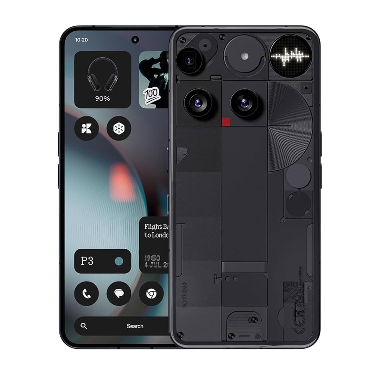 Nothing Phone (3) 5G Dual-SIM 256GB 12GB RAM (Fekete)