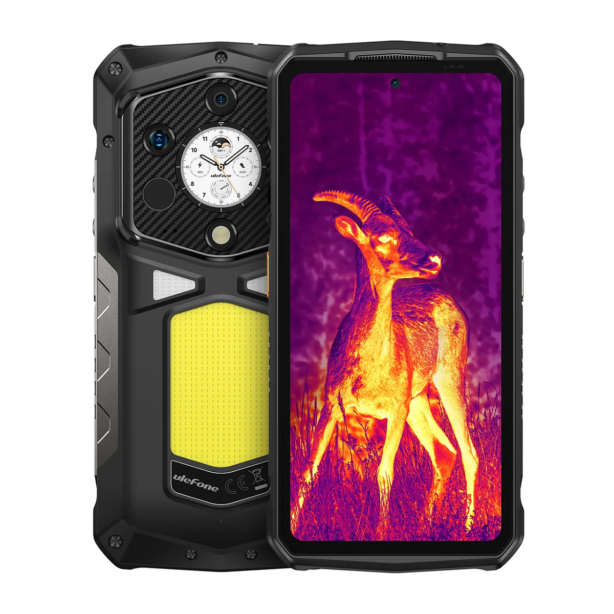 Ulefone Armor 29 Pro Thermal 5G Dual-SIM 512GB 16GB RAM (Fekete)