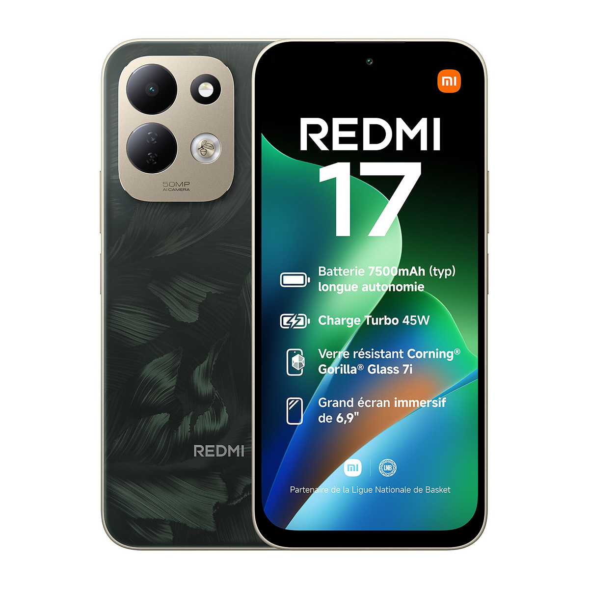 Xiaomi Redmi 17 LTE Dual-SIM 128GB 4GB RAM (Zöld)