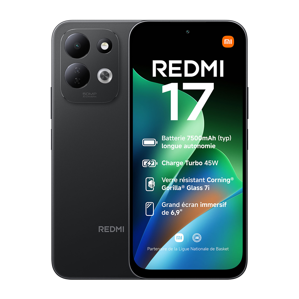 Xiaomi Redmi 17 LTE Dual-SIM 128GB 4GB RAM (Fekete)