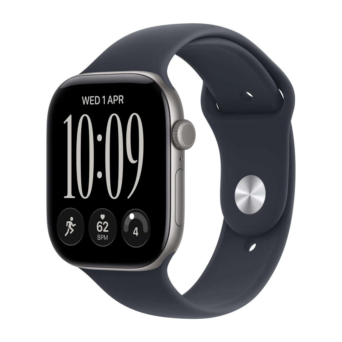 Apple Watch S12 42mm  Sport (Asztroszürke-Tengrészkék) (S/M) Apple Garancia
