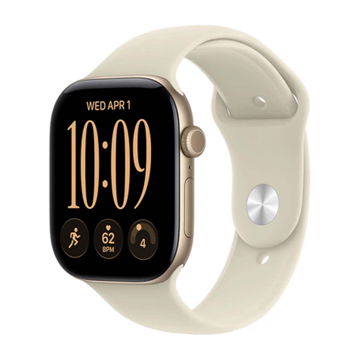 Apple Watch S12 42mm  Sport (Világos Arany-Homokszín) (S/M) Apple Garancia