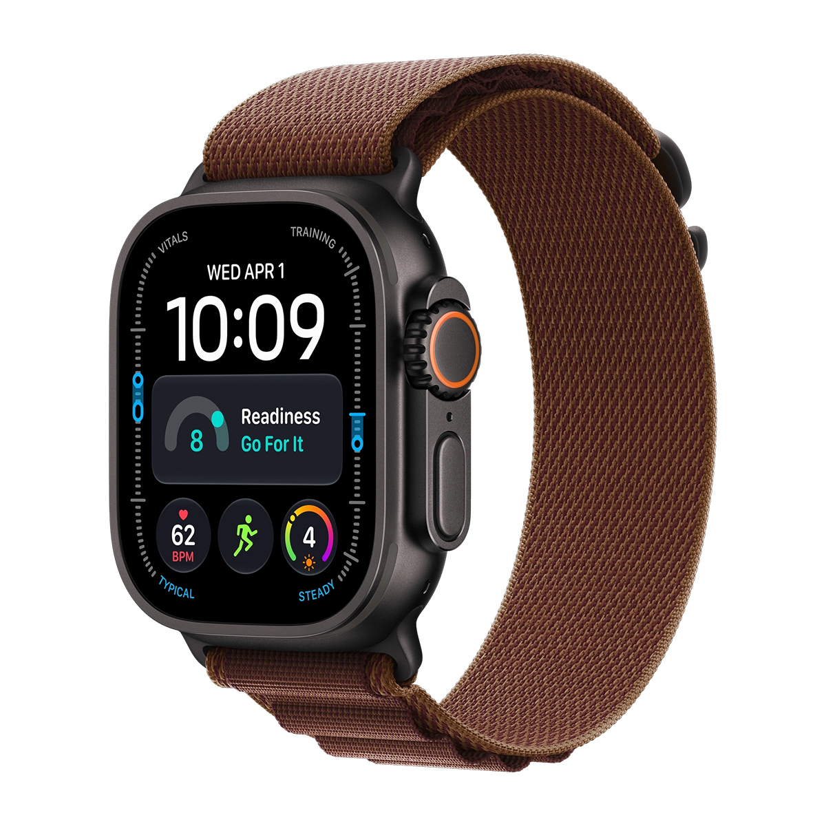 Apple Watch Ultra 4 49mm 5G (Titánium Fekete-Alpesi szíj-Burgundi) (L) Apple Garancia