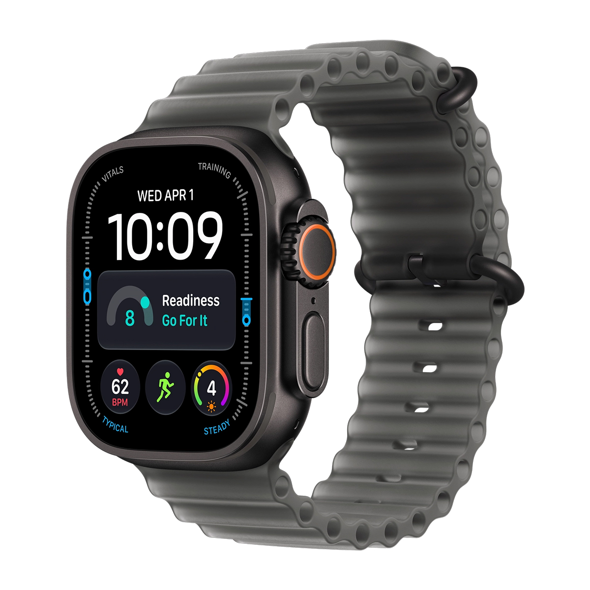 Apple Watch Ultra 4 49mm 5G (Titánium Fekete-Fekete Óceán Szíj) Apple Garancia