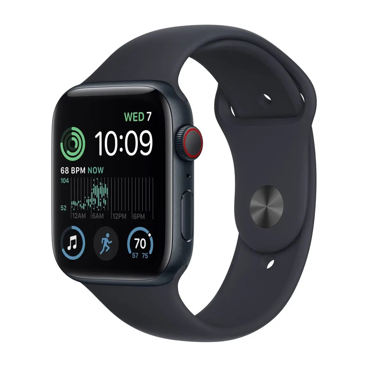 Apple Watch SE (2022) 40mm Cellular Sport (Éjfekete-Éjfekete) Apple Garancia
